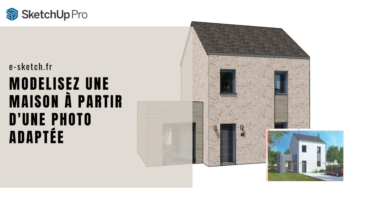 Comment adapter une photo dans SketchUp?